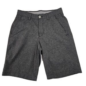 Under Armour Match Play Vented Golf Shorts Charcoal Gray Sz 30 Loose Fit Stretch